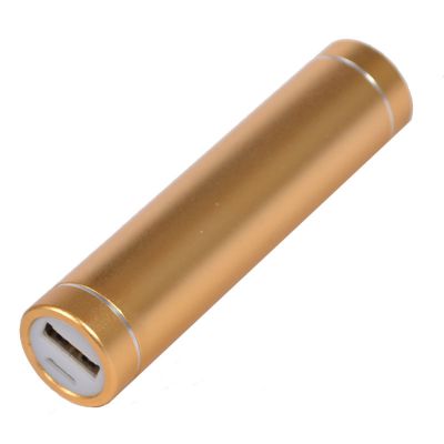 Внешнее зарядное устройство Power Bank DOCA D538 (2600mAh), золотой ― fonarik.in.ua
