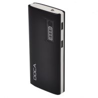 Внешнее зарядное устройство Power Bank DOCA D566II с LED дисплеем (13000mAh), черный