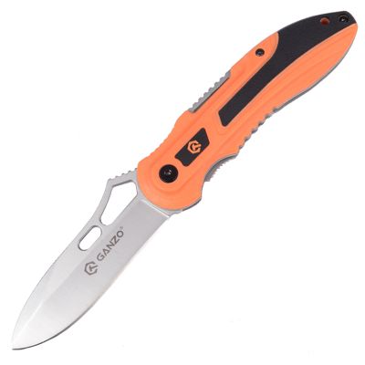 Нож складной Ganzo G621 (длина: 19,3cm, лезвие: 8cm), оранжевый