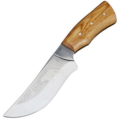 Нож Спутник "Барс" (длина: 24.8cm, лезвие: 12cm), в кожаных ножнах