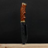 Knife exclusive Sputnik "Successful Hunting" (length: 30cm, blade: 17cm), in a leather sheath