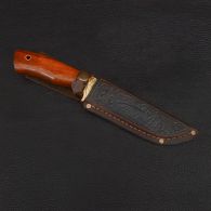Knife exclusive Sputnik "Slasher Hunter" (length: 27cm, blade: 15.5cm), in a leather sheath