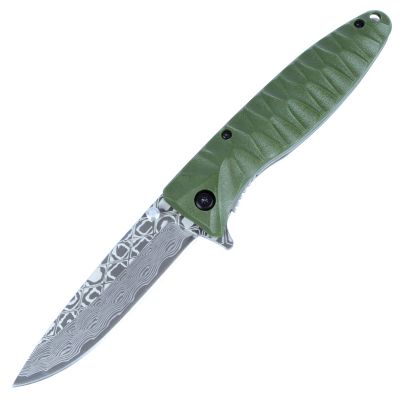 Knife Ganzo G620-G2 with etching, khaki