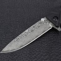 Knife Ganzo G620-B2 with etching, black