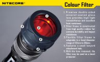 Диффузор фильтр для фонарей Nitecore NFB34 (34mm), синий