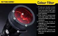 Диффузор фильтр для фонарей Nitecore NFB60 (60mm), синий