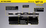 Фонарь Nitecore MT1A (Cree XP-G2 R5, 180 люмен, 6 режимов, 1xAA)