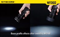 Диффузор фильтр для фонарей Nitecore NFB60 (60mm), синий