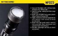 Диффузор фильтр для фонарей Nitecore NFG23 (22-23mm), зеленый