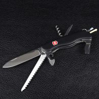 Нож складной, мультитул Victorinox Forester (111мм, 12 функций), черный 0.8363.3