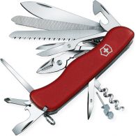 Нож складной, мультитул Victorinox Workchamp (111мм, 21 функций), красный 0.9064