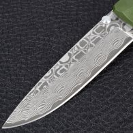 Knife Ganzo G620-G2 with etching, khaki