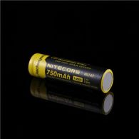 Аккумулятор литиевый Li-Ion 14500 Nitecore NL147 3.7V (750mAh), защищенный