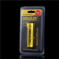 Аккумулятор литиевый Li-Ion 18650 Nitecore NL189 3.7V (3400mAh), защищенный