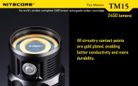 Фонарь Nitecore TM15 (3xCree XM-L2, 2650 люмен, 5 режима, 1-4x18650)