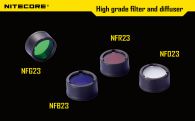 Диффузор фильтр для фонарей Nitecore NFB23 (22-23mm), синий