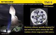 Фонарь Nitecore TM15 (3xCree XM-L2, 2650 люмен, 5 режима, 1-4x18650)