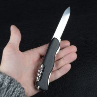 Нож складной, мультитул Victorinox Forester (111мм, 12 функций), черный 0.8363.3
