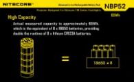 Аккумуляторный блок, раширенный Nitecore NBP52 (для фонарей TM серии)