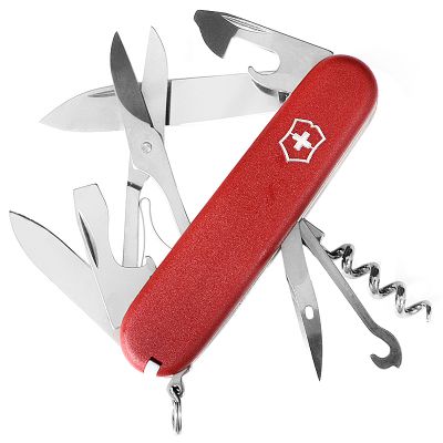 Нож складной, мультитул Victorinox Climber Ecoline (91мм,14 функций), красный 3.3703 ― fonarik.in.ua