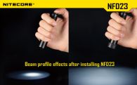 Диффузор фильтр для фонарей Nitecore NFB23 (22-23mm), синий