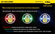 Фонарь Nitecore CB6 (Cree XP-G2 + BLUE Cree XP-E, 440 + 35 люмен, 12 режимов, 1x18650)