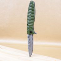 Knife Ganzo G620-G2 with etching, khaki
