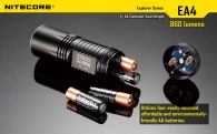 Фонарь Nitecore EA4 PIONEER (Cree XM-L U2, 860 люмен, 7 режимов, 4xAA), теплый белый