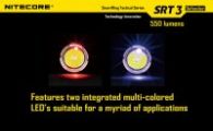 Фонарь Nitecore SRT3 Defender (Cree XM-L2 T6, 550 люмен, 8 режимов, 1xAA/14500/CR123A), серый