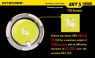 Фонарь Nitecore SRT5 Detective (Cree XM-L2 T6, 750 люмен, 8 режимов, 1x18650), серый