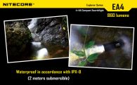 Фонарь Nitecore EA4 PIONEER (Cree XM-L U2, 860 люмен, 7 режимов, 4xAA), теплый белый