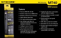 Фонарь Nitecore MT40 (Cree XM-L U2, 960 люмен, 6 режимов, 2x18650)