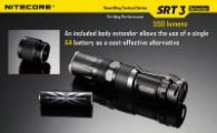 Фонарь Nitecore SRT3 Defender (Cree XM-L2 T6, 550 люмен, 8 режимов, 1xAA/14500/CR123A), черный