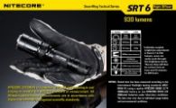 Фонарь Nitecore SRT6 Night Officer (Cree XM-L2 T6, 930 люмен, 5 режимов, 1x18650), черный