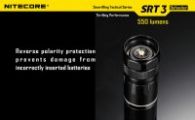 Фонарь Nitecore SRT3 Defender (Cree XM-L2 T6, 550 люмен, 8 режимов, 1xAA/14500/CR123A), черный