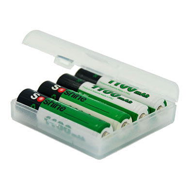Коробочка для аккумуляторов, защитная Soshine SBC-003 (4xAAA)