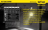Фонарь Nitecore MT40 (Cree XM-L U2, 960 люмен, 6 режимов, 2x18650)