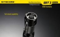 Фонарь Nitecore SRT3 Defender (Cree XM-L2 T6, 550 люмен, 8 режимов, 1xAA/14500/CR123A), серый