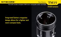 Фонарь Nitecore TM15 (3xCree XM-L2, 2650 люмен, 5 режима, 1-4x18650)