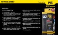Фонарь Nitecore P16 TAC (Cree XM-L2 T6, 1000 люмен, 7 режимов, 1x18650)