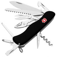 Нож складной, мультитул Victorinox Hercules (111мм, 18 функций), черный 0.9043.3