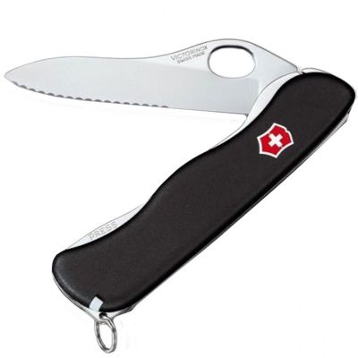 Folding knife, Multitool Victorinox SENTINEL One Hand (111mm, 5 functions), black 0.8416.MW3 ― fonarik.in.ua