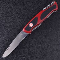Нож складной, мультитул Victorinox Rangergrip 55 (130мм, 12 функций), красно-черный 0.9563.C