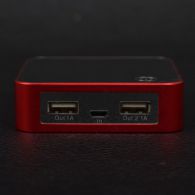 Внешнее зарядное устройство Power Bank DOCA D525 (8400mAh), красный
