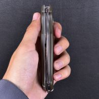 Нож складной, мультитул Victorinox Rangergrip 61 Onehand (130мм,11 функций),зелено-черный 0.9553.MC4