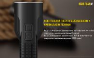Фонарь Nitecore EC4Sw (Cree MT-G2, 2000 люмен, 8 режимов, 2x18650), тёплый белый