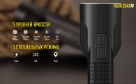 Фонарь Nitecore EC4Sw (Cree MT-G2, 2000 люмен, 8 режимов, 2x18650), тёплый белый