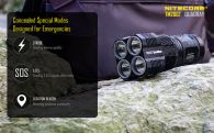 Фонарь Nitecore TM26GT с OLED дисплеем (4xCree XP-L HI V3, 3500 люмен, 8 режимов, 4х18650)