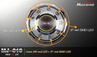Задний фонарь для велосипеда Magicshine MJ-818 (3W + 9xSMD red LEDs, 85 люмен, 3 режима)