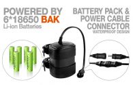Велофара Magicshine MJ-880 (2xCree XM-L2, 2000 люмен, 5 режимов, 6x18650)